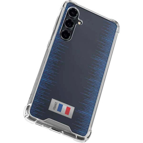 France Soccer Flag Galaxy S23 FE Clear Case